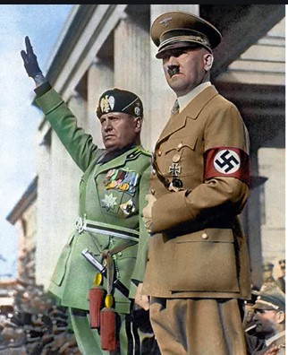 Hitler and mussolini